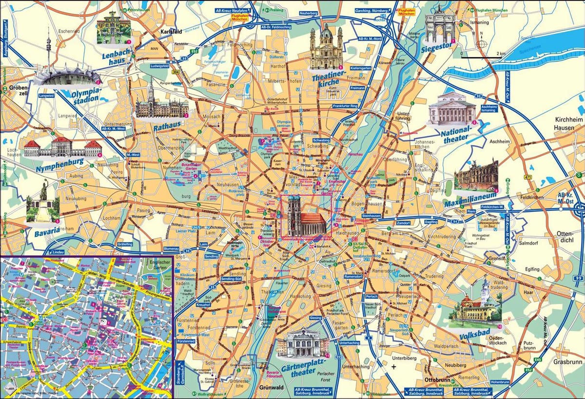 mapa de múnic