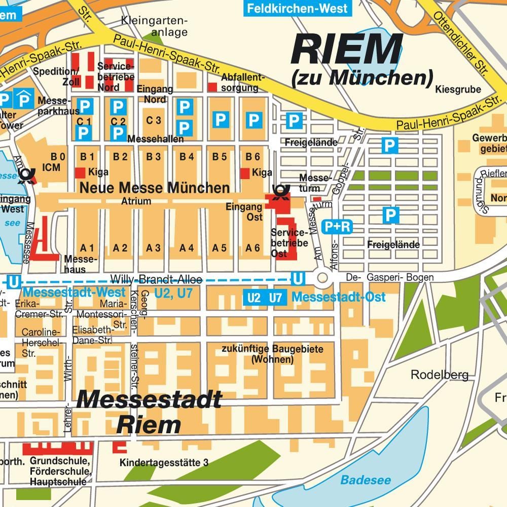 münchen ost estación de tren mapa