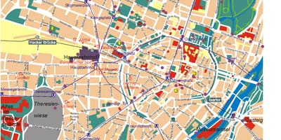 Mapa de múnic, vida nocturna