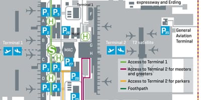 Mapa de múnic comercial