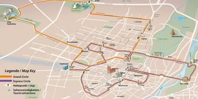 Estación Central de autobuses de múnic mapa