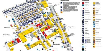 Múnic estación central mapa