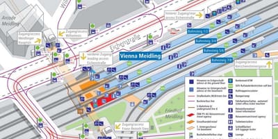 Múnic estación de tren plataforma mapa