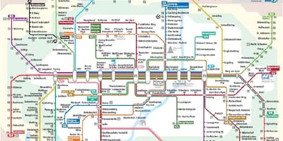 Múnic s1 tren mapa