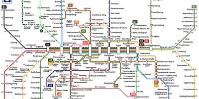 Múnic s8 tren mapa