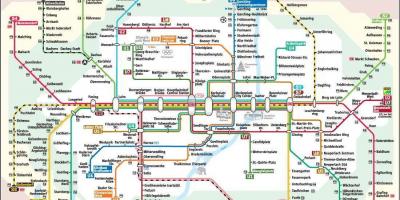Mapa Metro münchen