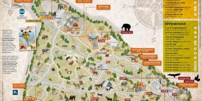 Mapa de múnic zoo